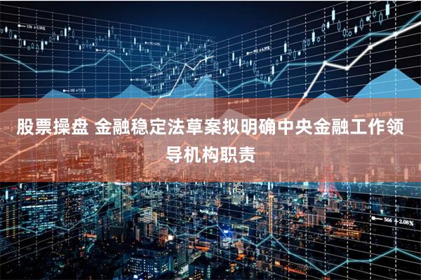 股票操盘 金融稳定法草案拟明确中央金融工作领导机构职责