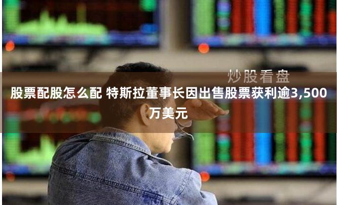 股票配股怎么配 特斯拉董事长因出售股票获利逾3,500万美元